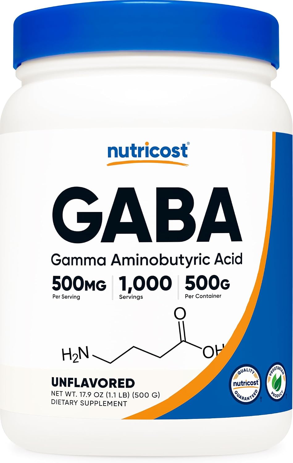 Nutricost Pure GABA Powder (500g) - Pack of 3 - görsel 7