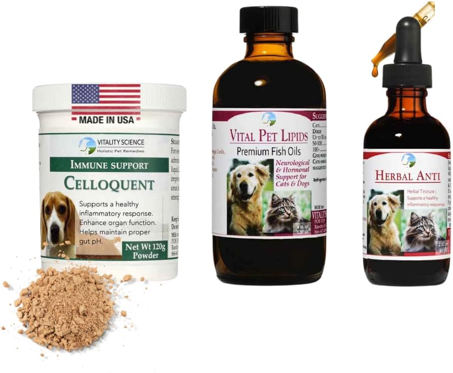 Vitality Science Advanced Immune Restoration Supplements for Dogs | Intensive Regeneration Protocol | Helps with Pain Relief (Medium) - görsel 1