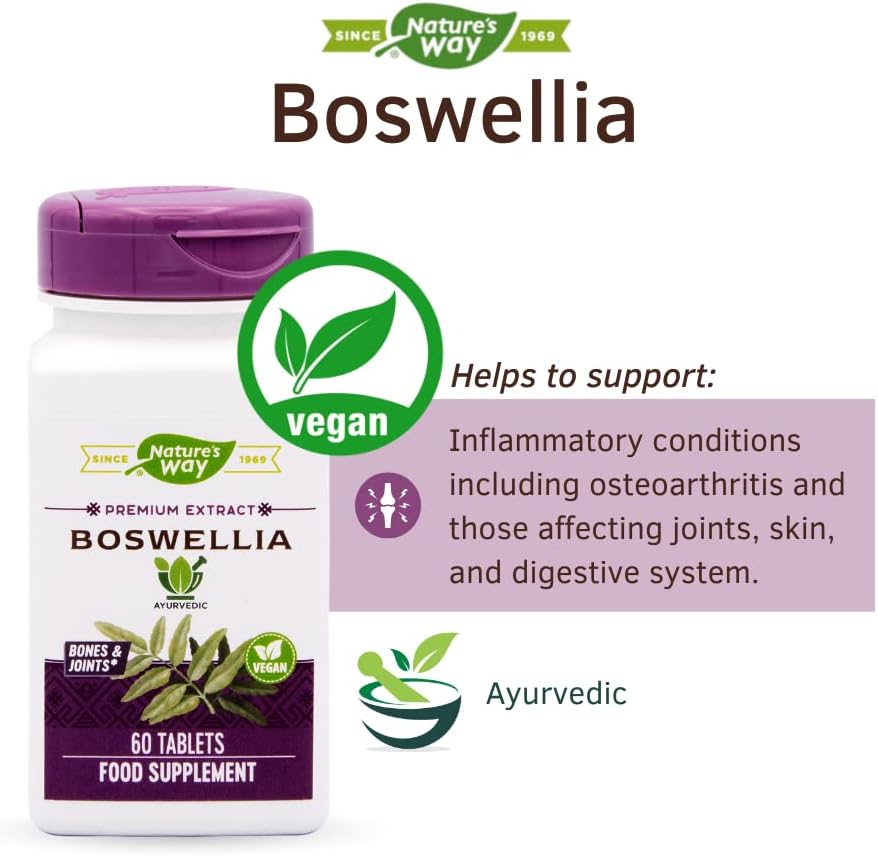 Nature's Way Boswellia Standardised - 60 Tablets - görsel 4