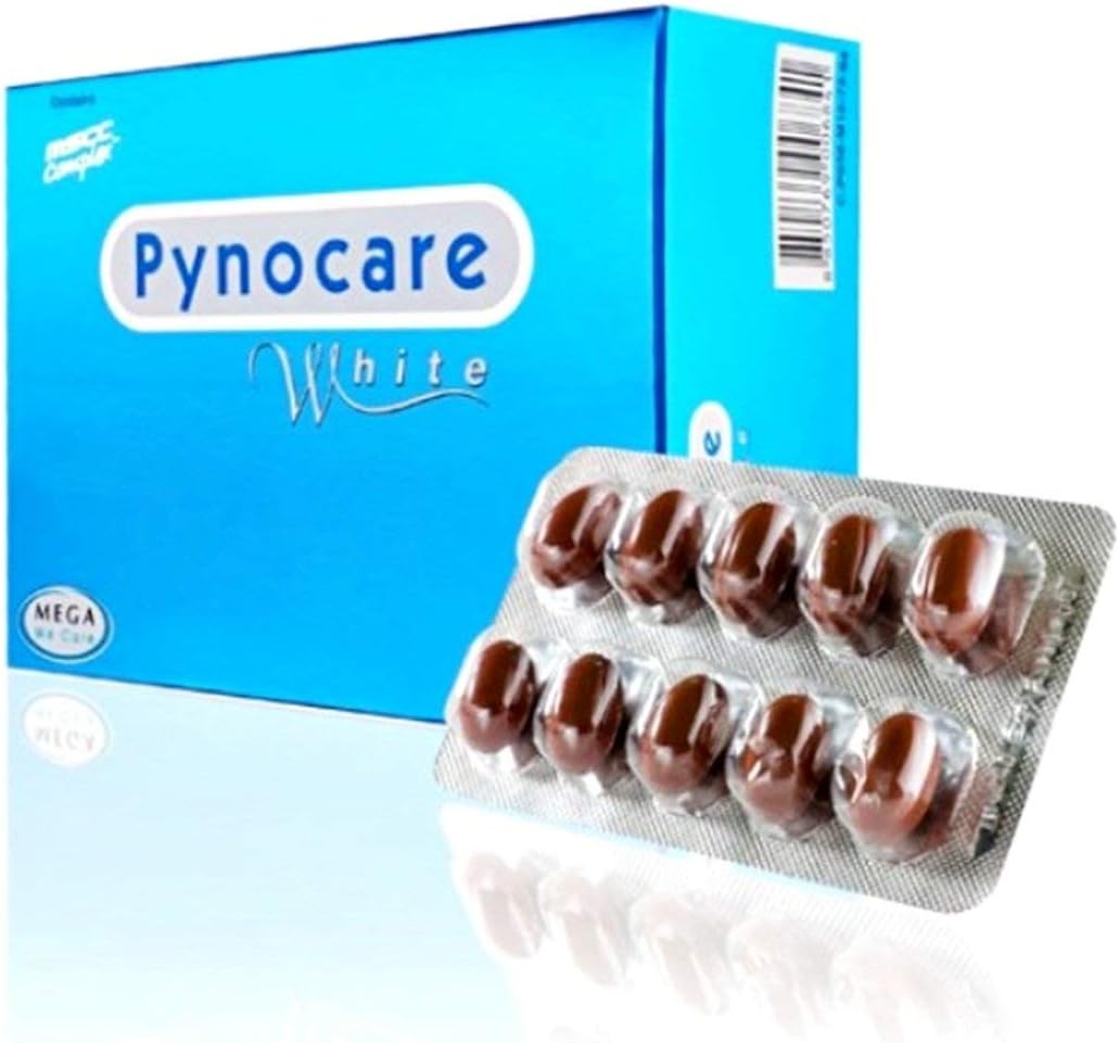 Pynocare White - French Maritime Pine Bark Extract Supplement, 20 Capsules - görsel 1