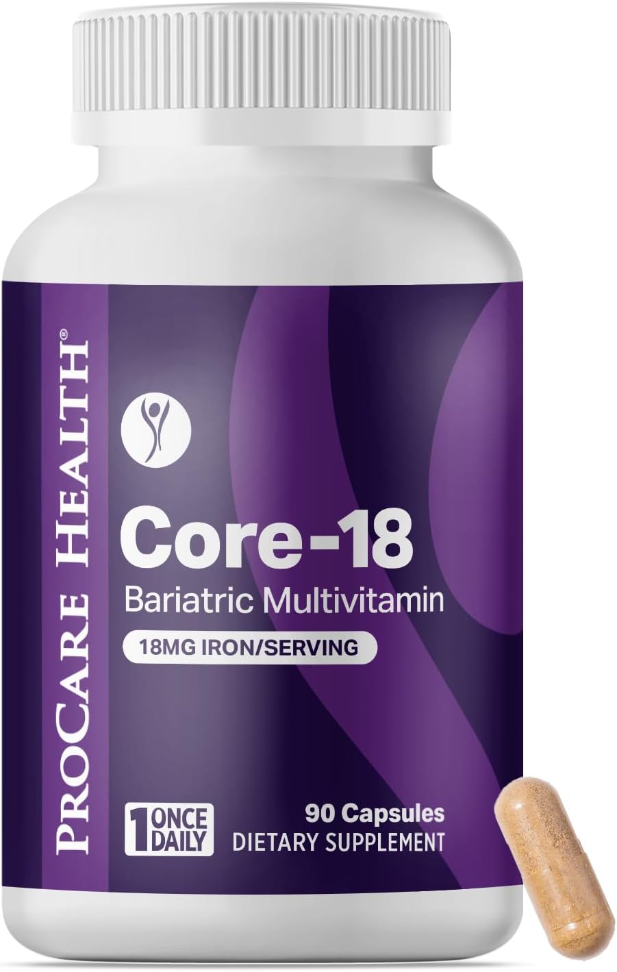 ProCare Health Bariatric Multivitamin with Iron, 18 mg, 30 Capsules - görsel 9
