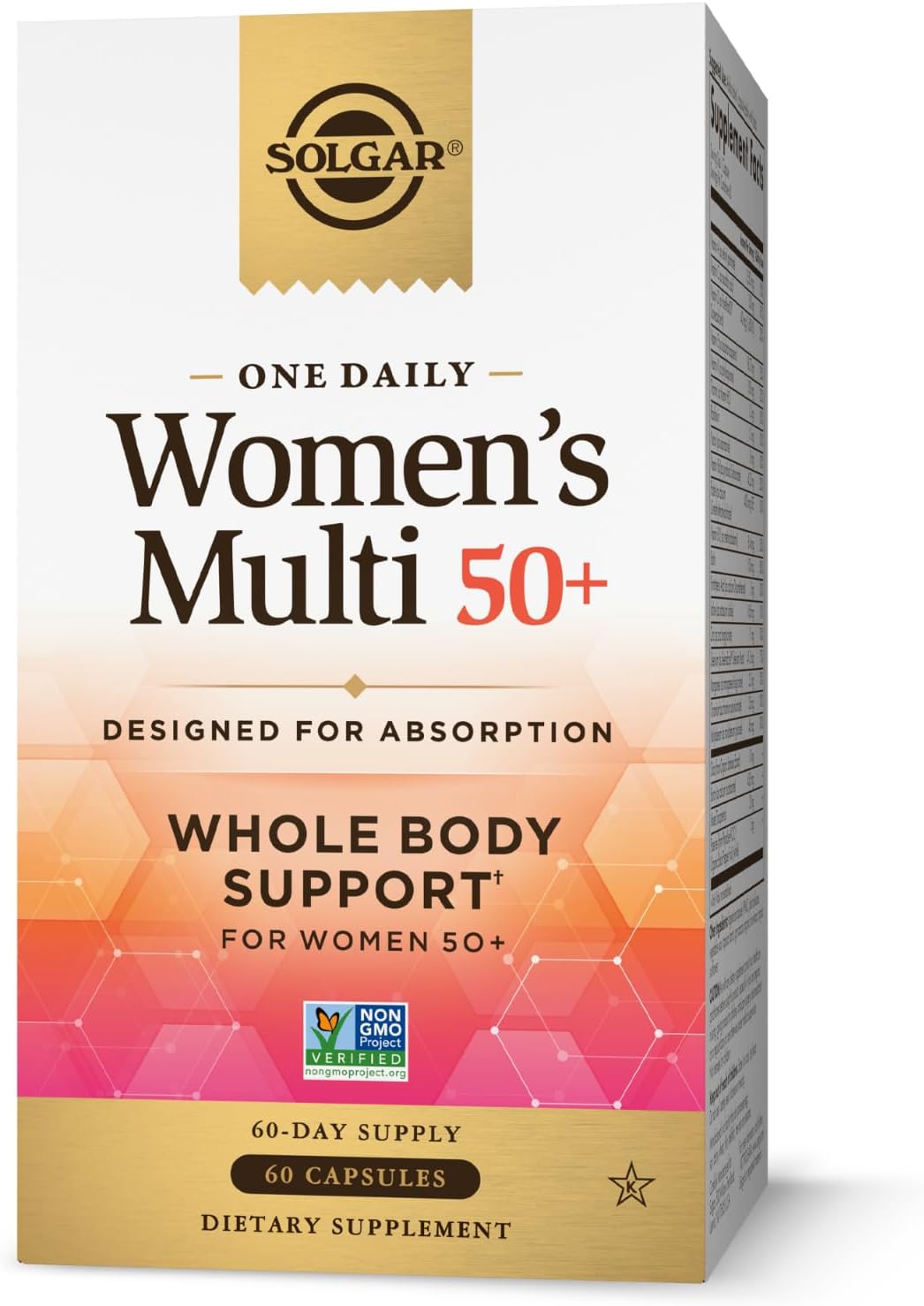 Solgar One Daily Women's Multi 50+ – Whole Body Support for Women Aged 50 and Over, 60 Vegan Capsules - görsel 1