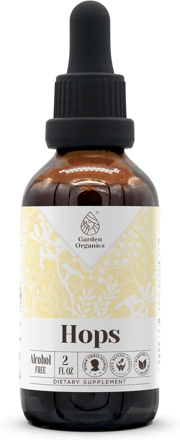 Hops Alcohol-Free Natural Tincture Extract - Wellness Support Liquid Drops, 118 ml - görsel 6