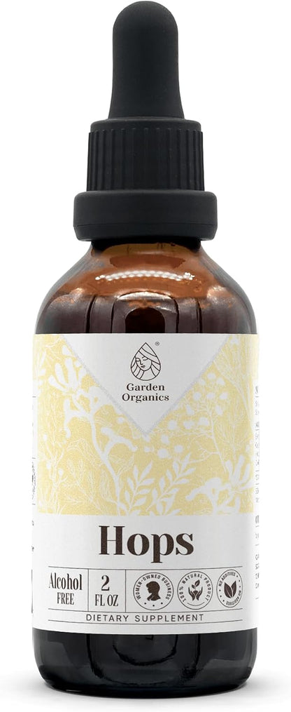 Hops Alcohol-Free Tincture Extract, Liquid Drops for Natural Wellbeing (60ml)