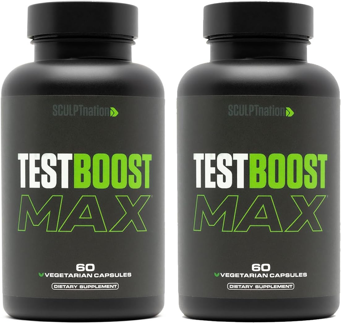 Sculpt Nation - Tribulus Terrestris Supplement with Ashwagandha, Tribulus Extract and American Ginseng Root - 60 Gluten-free Capsules - 2 Pack - görsel 1