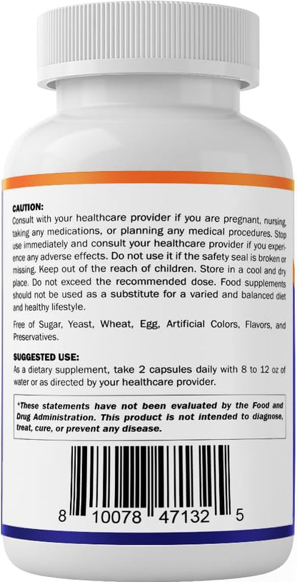Vitamatic Irish Sea Moss – 120 Vegetarian Capsules with Bladderwrack & Burdock Root