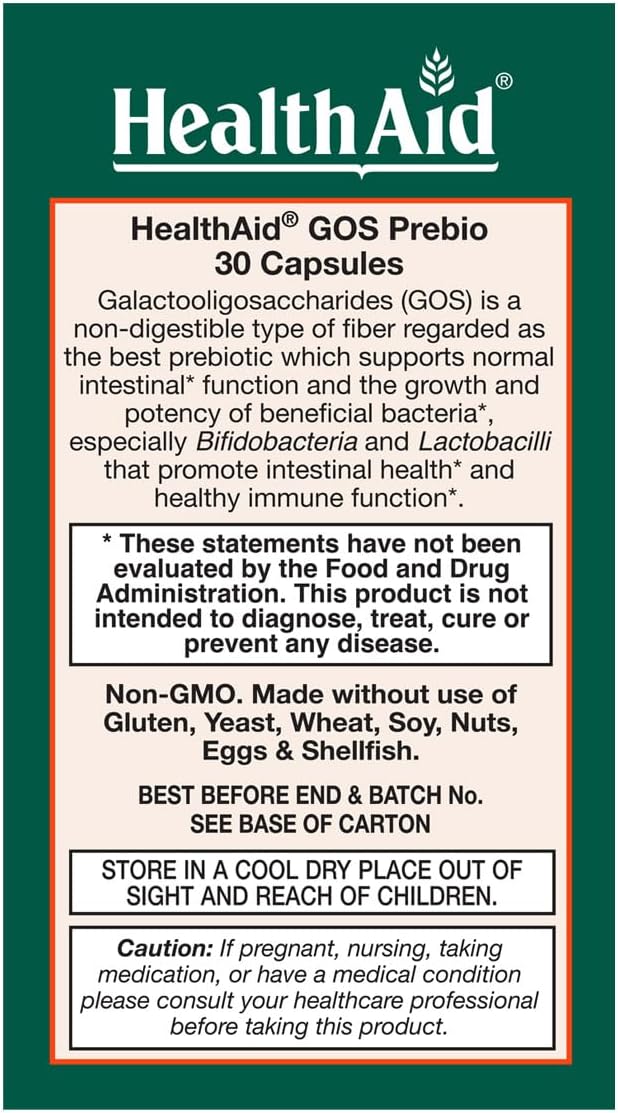 HealthAid GOSPrebio, Prebiotic Fibre, Once Daily, 30ct - görsel 2