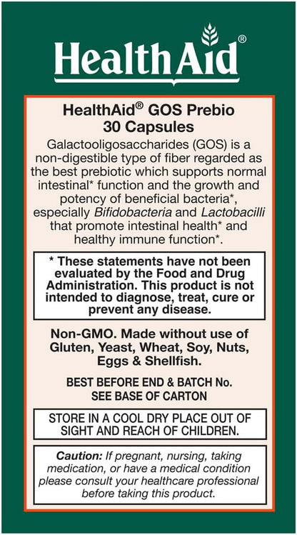 HealthAid GOSPrebio, Prebiotic Fibre, Once Daily, 30ct