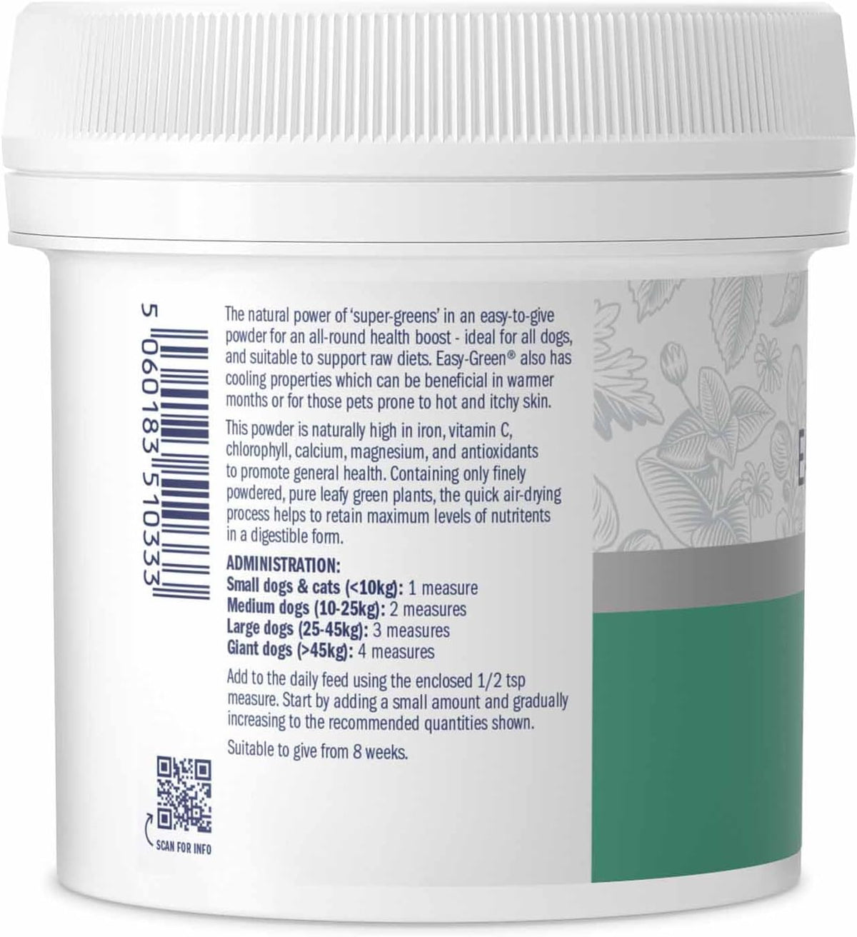 Easy Green Powder for Dogs and Cats (250g) - görsel 3