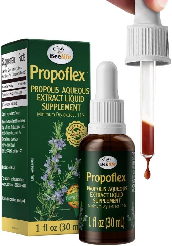 Beelife Green Propolis Extract - No Alcohol, High Artepillin-C, Antioxidant Liquid Supplement, 30 ml - görsel 1