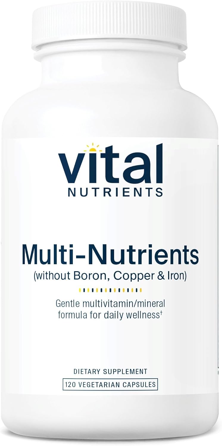 Vital Nutrients Multi-Nutrients 5 Ultra Antioxidant Formula - Methylated Multivitamin with Metafolin, Quercetin - 120 Capsules - görsel 1