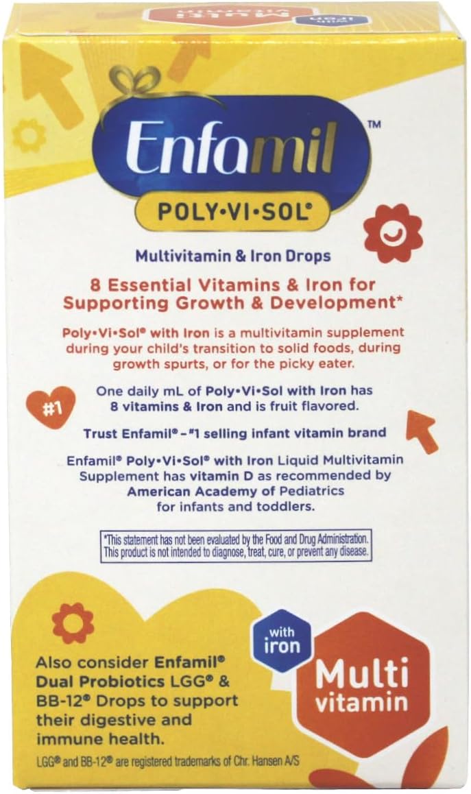 Enfamil Poly-Vi-Sol Multivitamin Supplement Drops with Iron - görsel 7