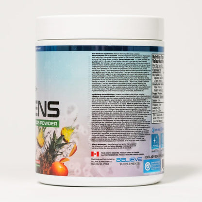 Believe Supplements Superfoods+Greens – Superfood Blend | Boost Energy, Immunity, and Digestion | Rich in Antioxidants & Essential Nutrients! (Pineapple Mango)