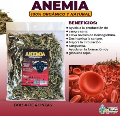 Anaemia Vitamin Herbal Compound - Red Blood Cell Support - 4 oz (113g)