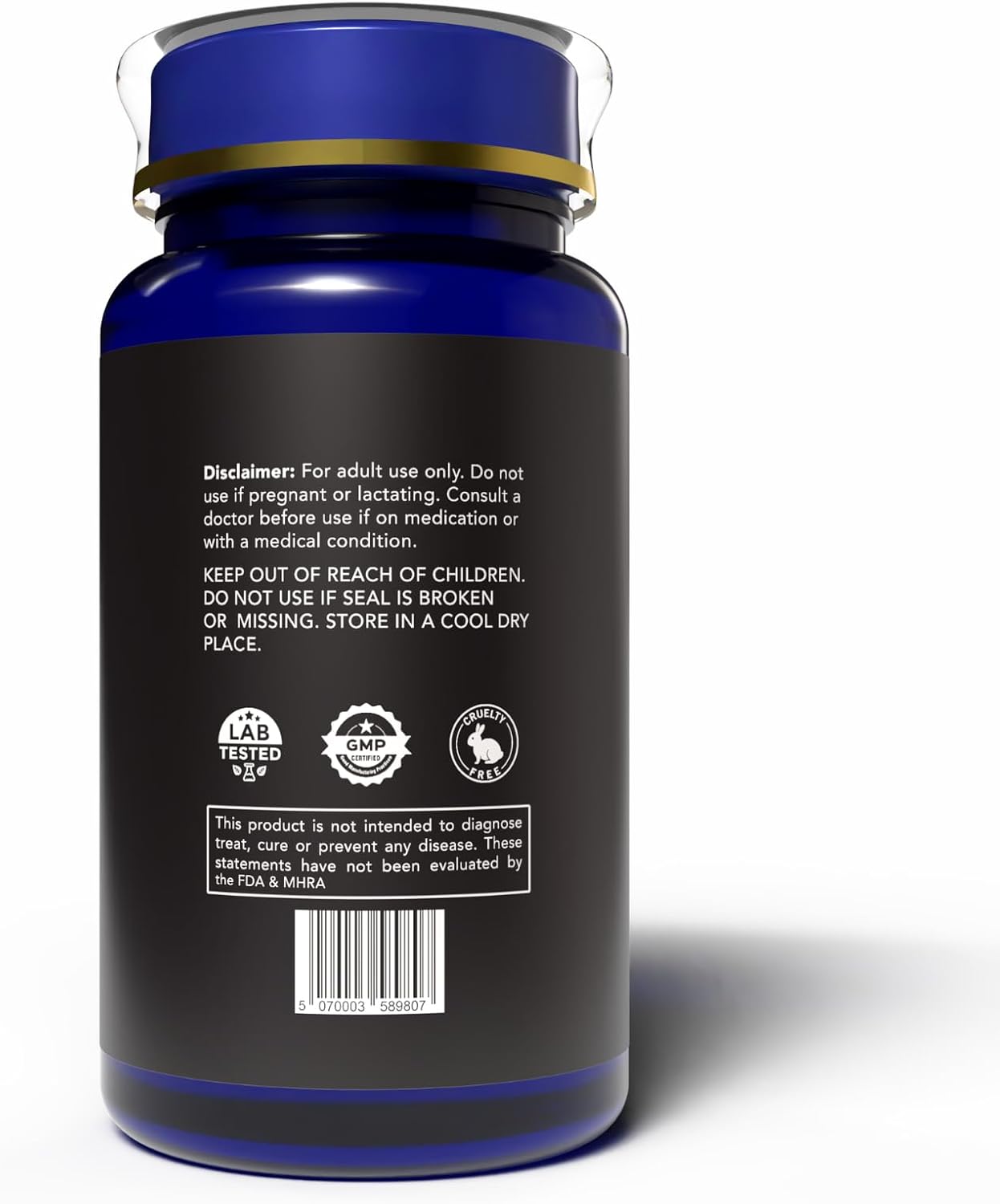 Methylene Blue Capsules (USP) - 10mg with Vitamin C - 99.99% Purity - Lucid Blu - görsel 3