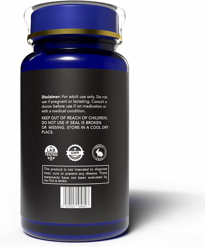 Methylene Blue Capsules (USP) - 10mg with Vitamin C - 99.99% Purity - Lucid Blu