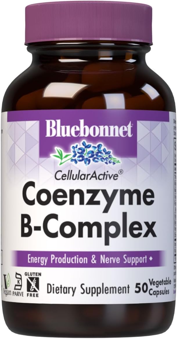 Bluebonnet Nutrition Cellular Active Coenzyme B-Complex - 50 Vegetable Capsules - görsel 1