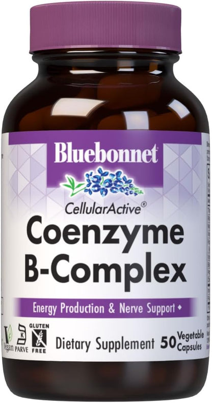 Bluebonnet Nutrition Cellular Active Coenzyme B-Complex - 50 Vegetable Capsules