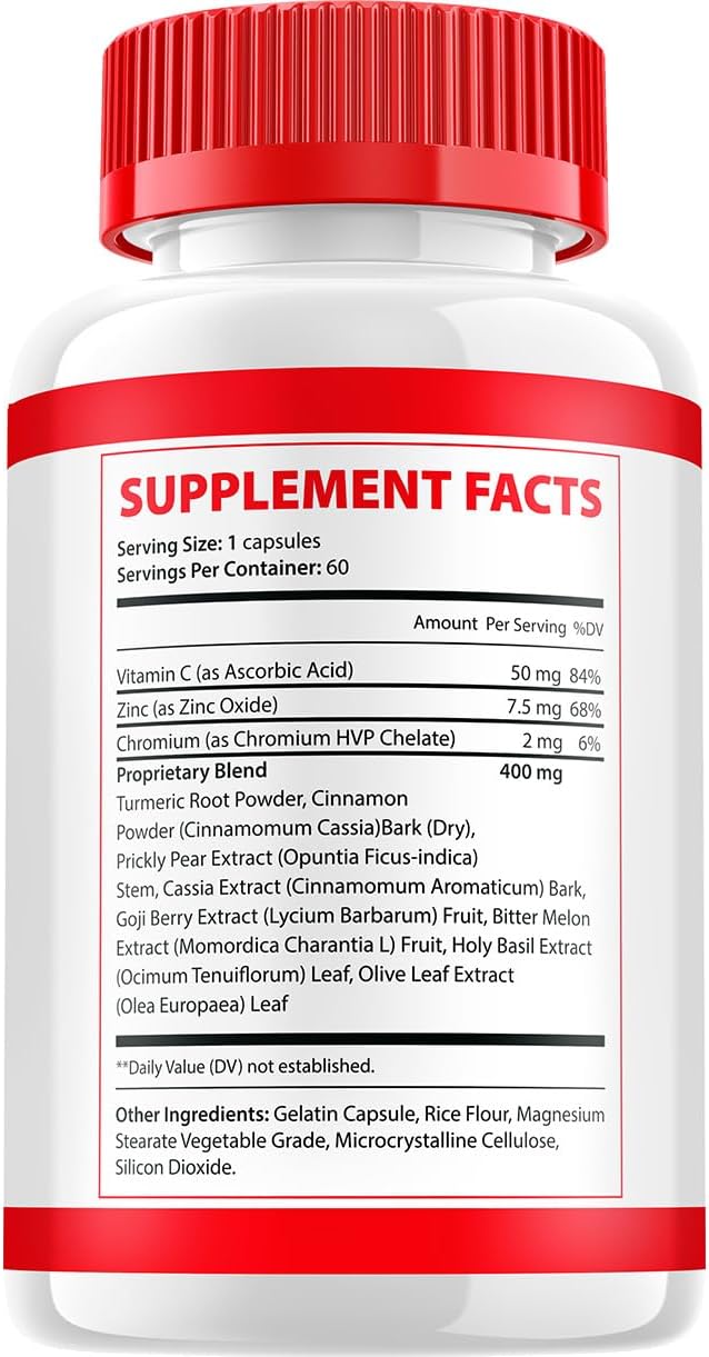 Sugar Sync Capsules – Advanced Sugar Support Supplement, 60 Capsules - görsel 2