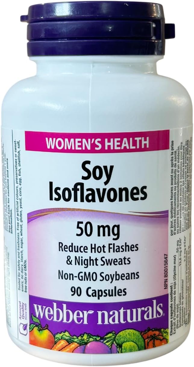Webber Naturals Soya Isoflavones 50 mg 90 Capsules - görsel 1