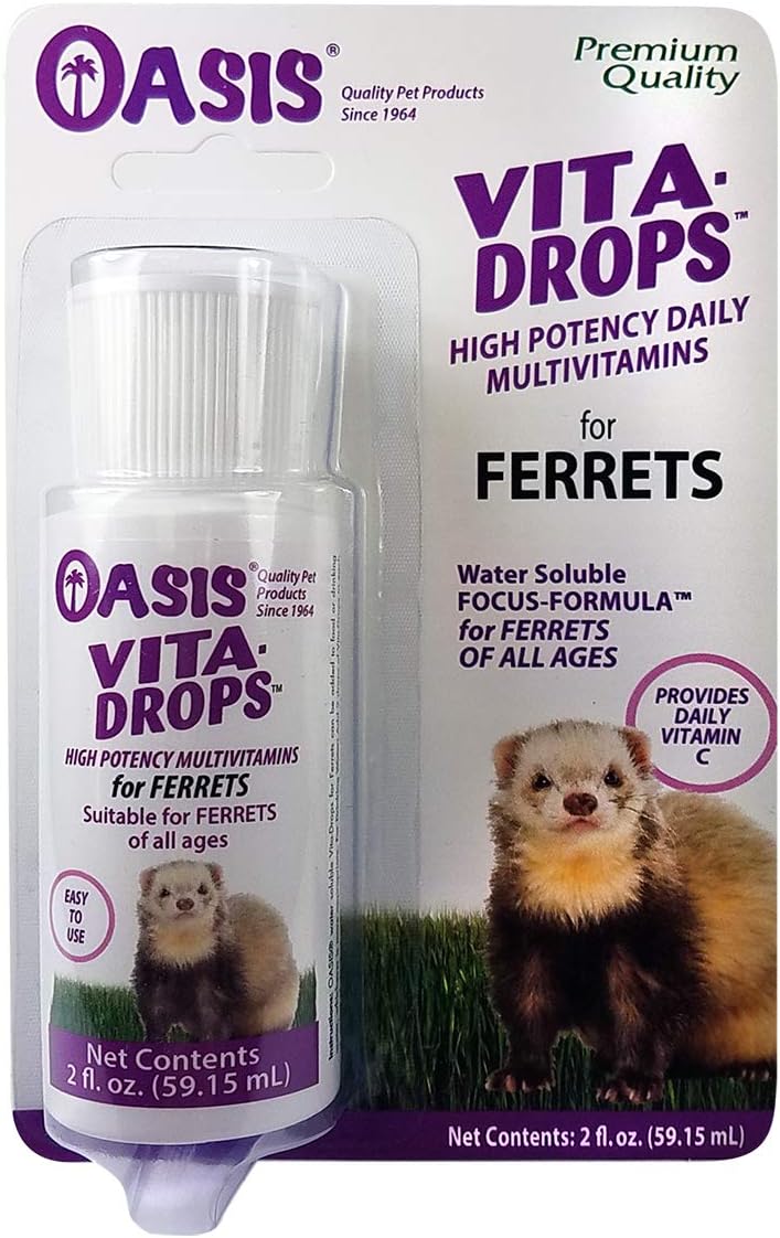 OASIS #80059 Ferret Vita-Drop Vitamins, 2 fl oz (59 ml) - görsel 1