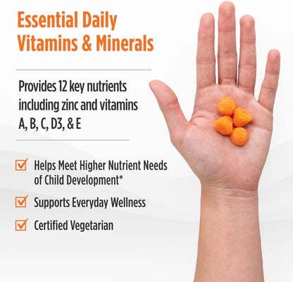 Nordic Naturals Nordic Berries, Cherry Berry – 120 Gummy Berries – Multivitamin for Children Aged 3+