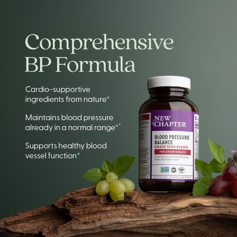 New Chapter Blood Pressure Take Care, 60 Capsules - görsel 3