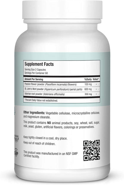 Maxi Health Kosher for Passover Calm Support Capsules – 120 Count