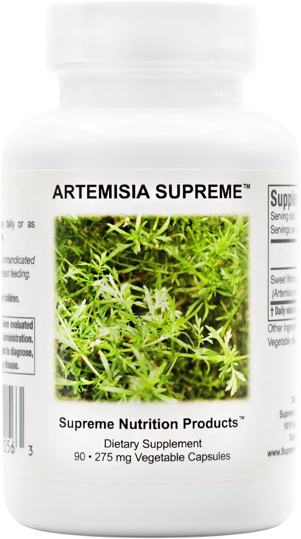 Supreme Nutrition Artemisia Supreme - 90 Vegetarian Capsules of Pure Sweet Wormwood (Artemisia annua) - görsel 1