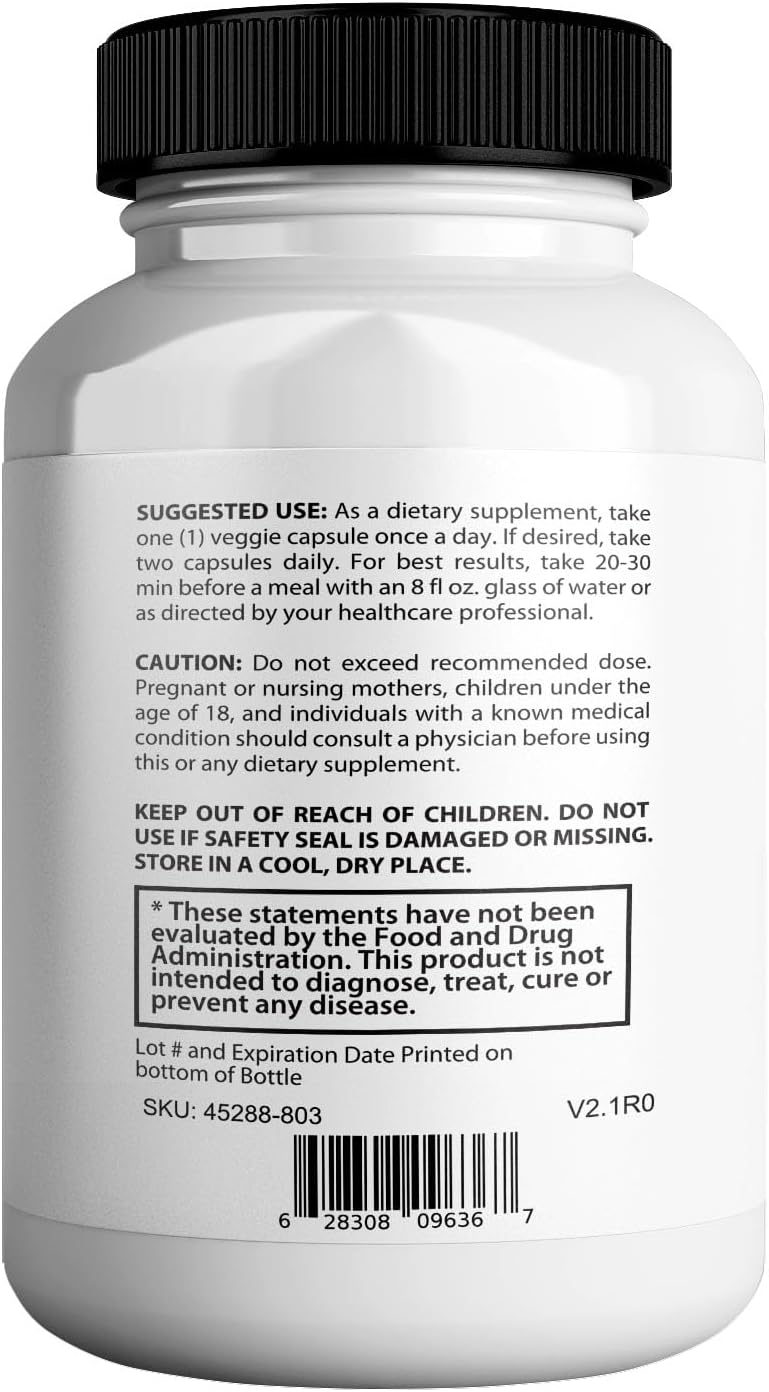 Gluco Max Pure Ultra – Maximum Strength Blood Glucose Support Supplement (60 Capsules) - görsel 4