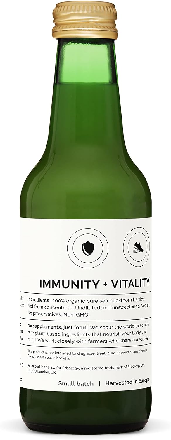 100% Organic Sea Buckthorn Juice – High in Vitamin C, Omega-7 & Beta-carotene – 250 ml - görsel 7