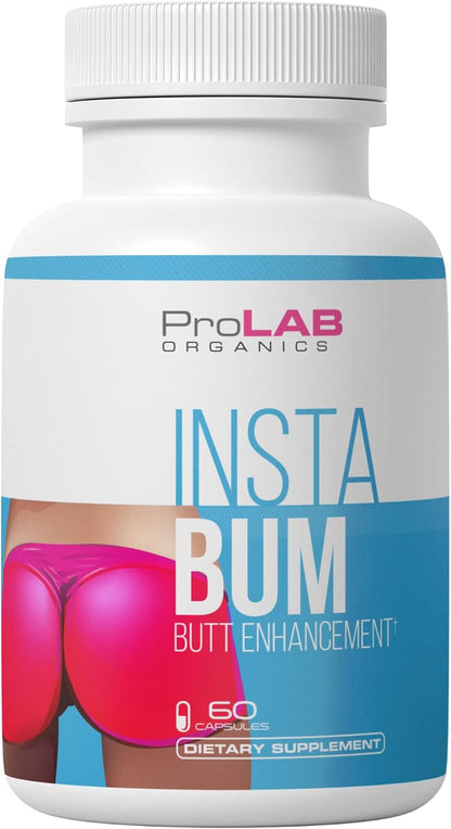 ProLab Organics InstaBum Bum Enhancement Pills – Lift, Shape and Fill Glutes