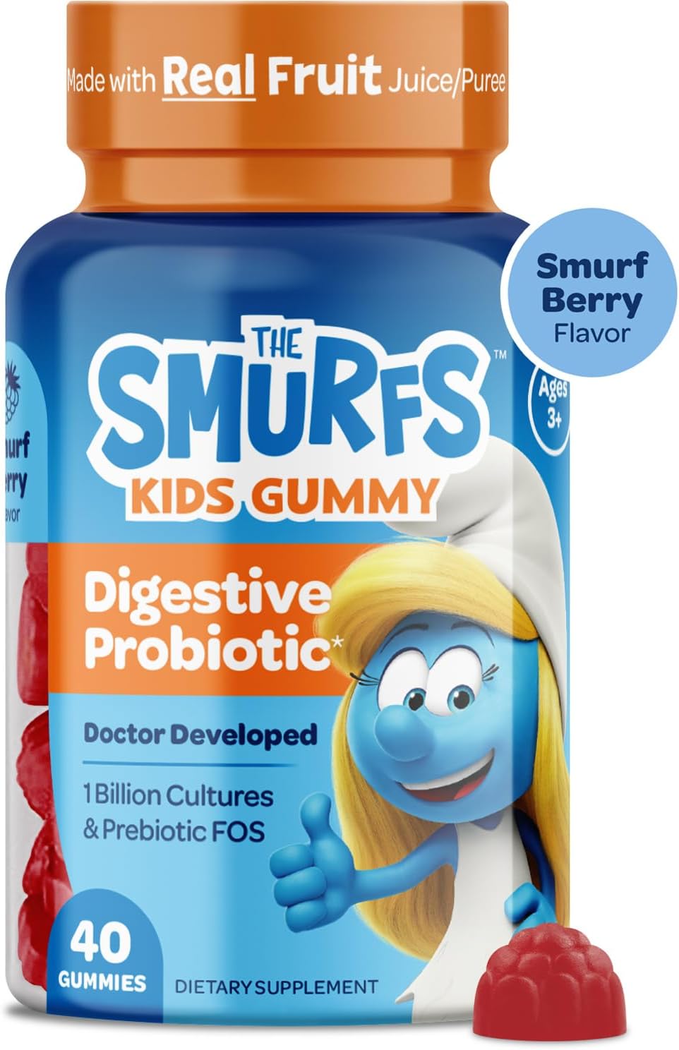 Smurfs Pre and Probiotics for Kids Gummies - görsel 9