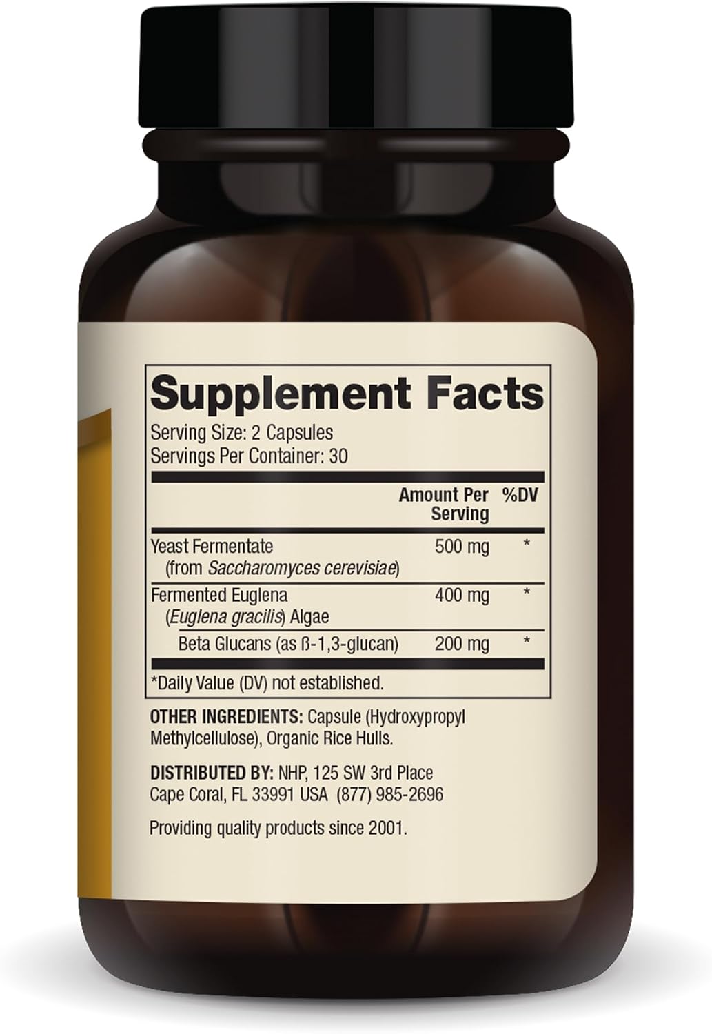 Dr. Mercola Fermented Beta Glucans - Immune Support Supplement with Beta-1,3-Glucan and EpiCor - 60 Capsules - görsel 2