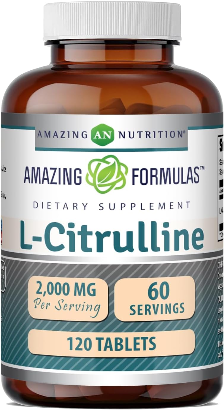 Amazing Formulae L-Citrulline 2000mg Per Serving, 120 Tablets - görsel 1