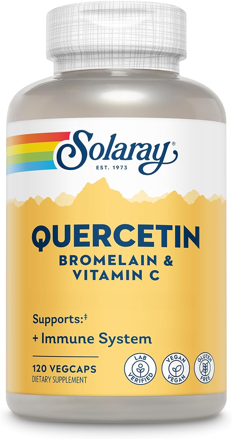 SOLARAY QBC Plex – Quercetin, Bromelain & Vitamin C Supplement - görsel 1