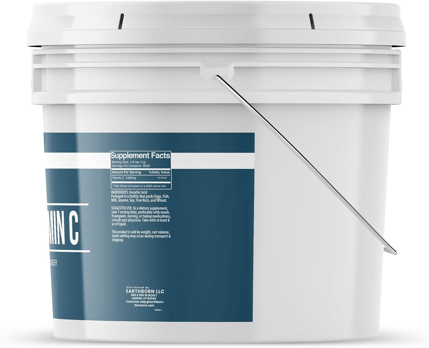 Earthborn Elements Vitamin C Powder (2 Gallon) - görsel 3