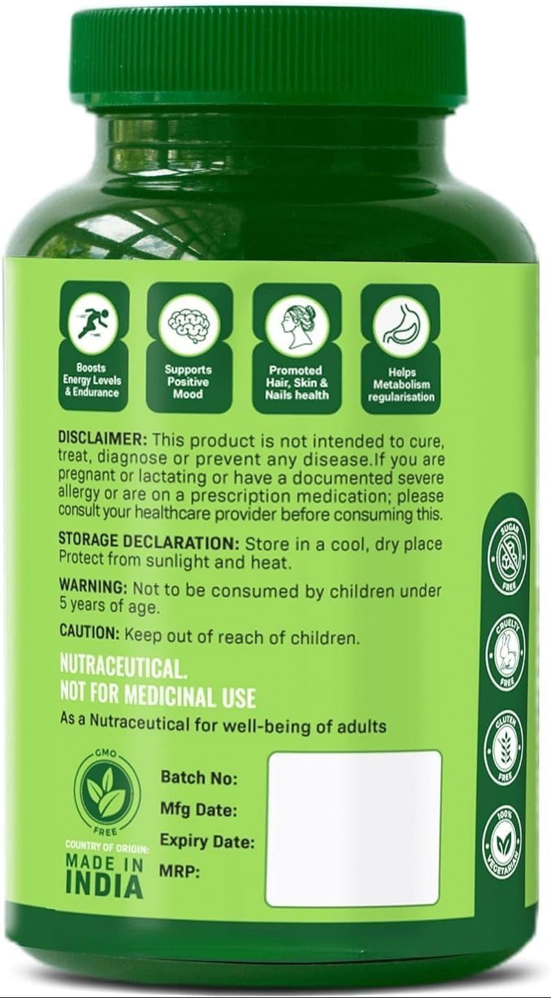 Vitamin B Complex 100% NRV - 200 Tablets - B Vitamin Supplement (B1, B2, B3, B5, B6, B7, B9, B12) - görsel 3