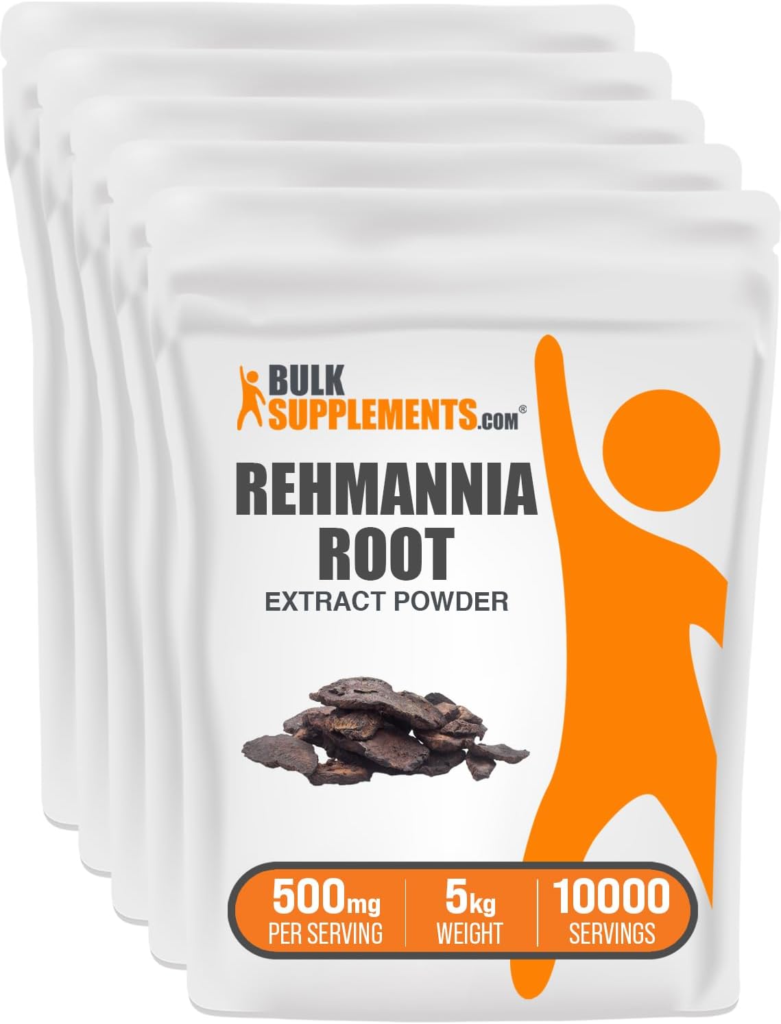 Rehmannia Extract Powder - 500 mg per Serving, 1 kg (5-Pack) - görsel 1