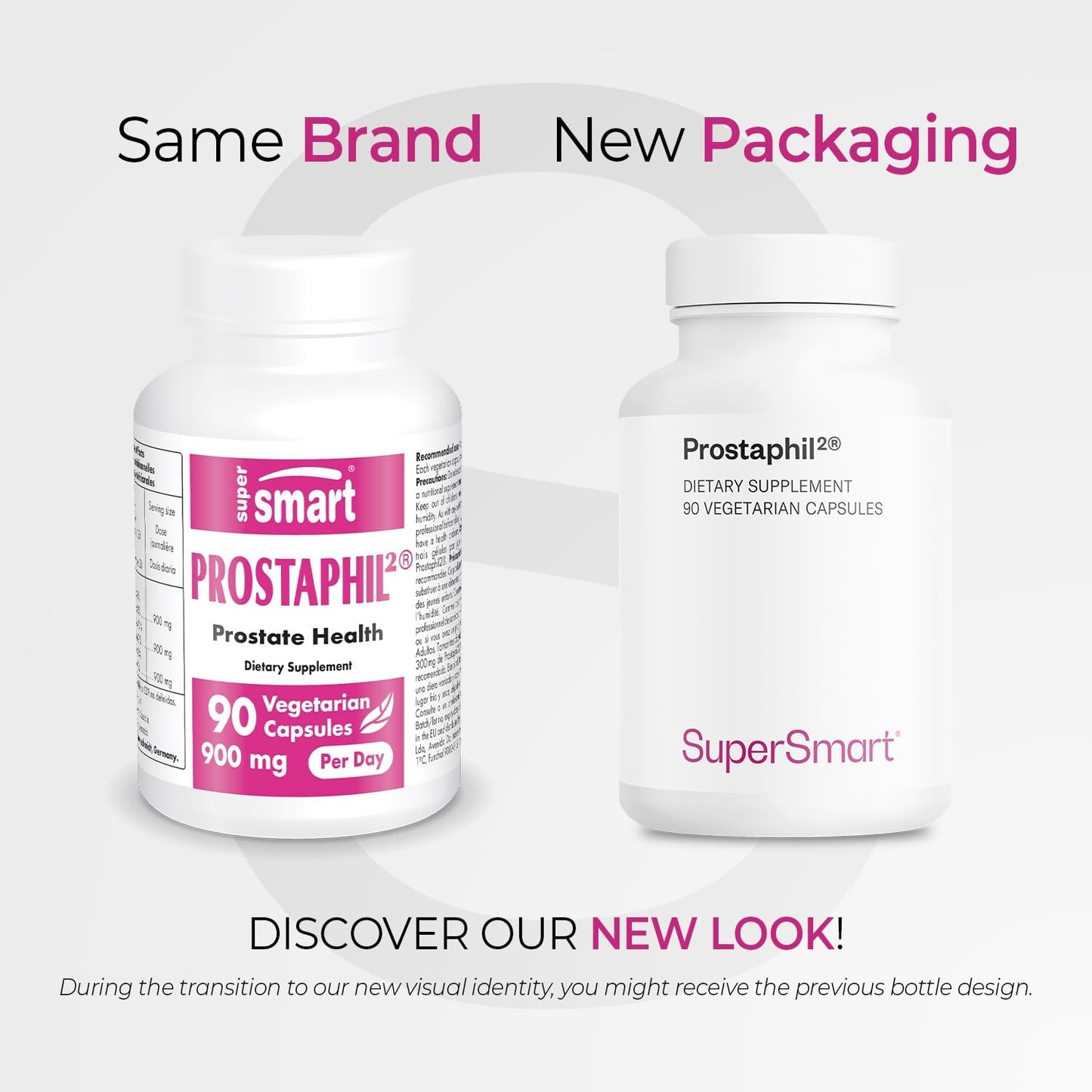 Supersmart - Prostaphil2 900mg per Day (Patented) - Natural Grass Pollen Extract - Rich in Phytosterols Beta-Sitosterol | Non-GM & Gluten-free - 90 Vegetarian Capsules - görsel 2
