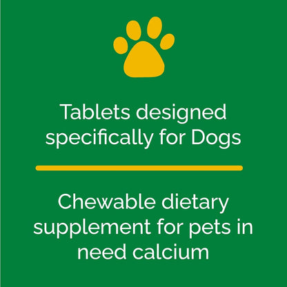 Calciphos Food Supplement for Dogs and Cats, 60 Tablets