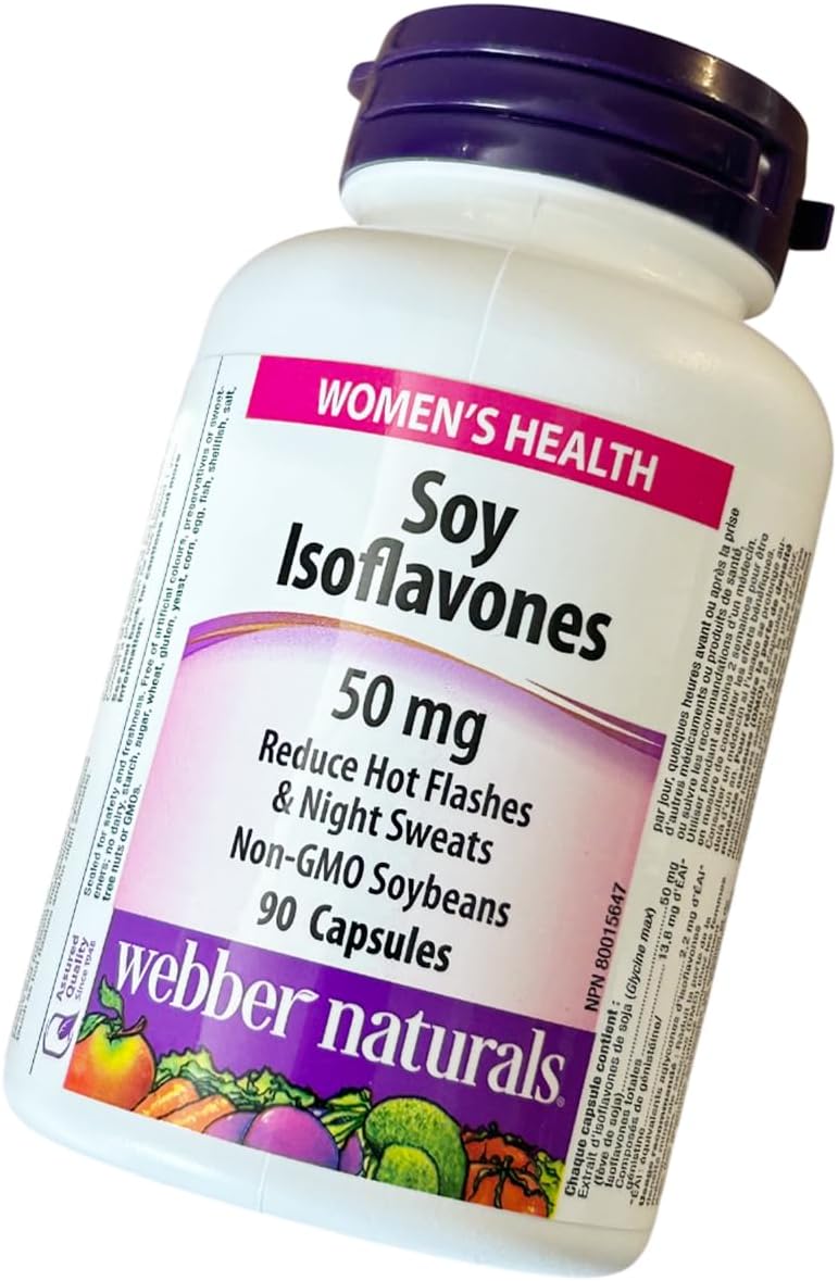 Webber Naturals Soya Isoflavones 50 mg 90 Capsules - görsel 6