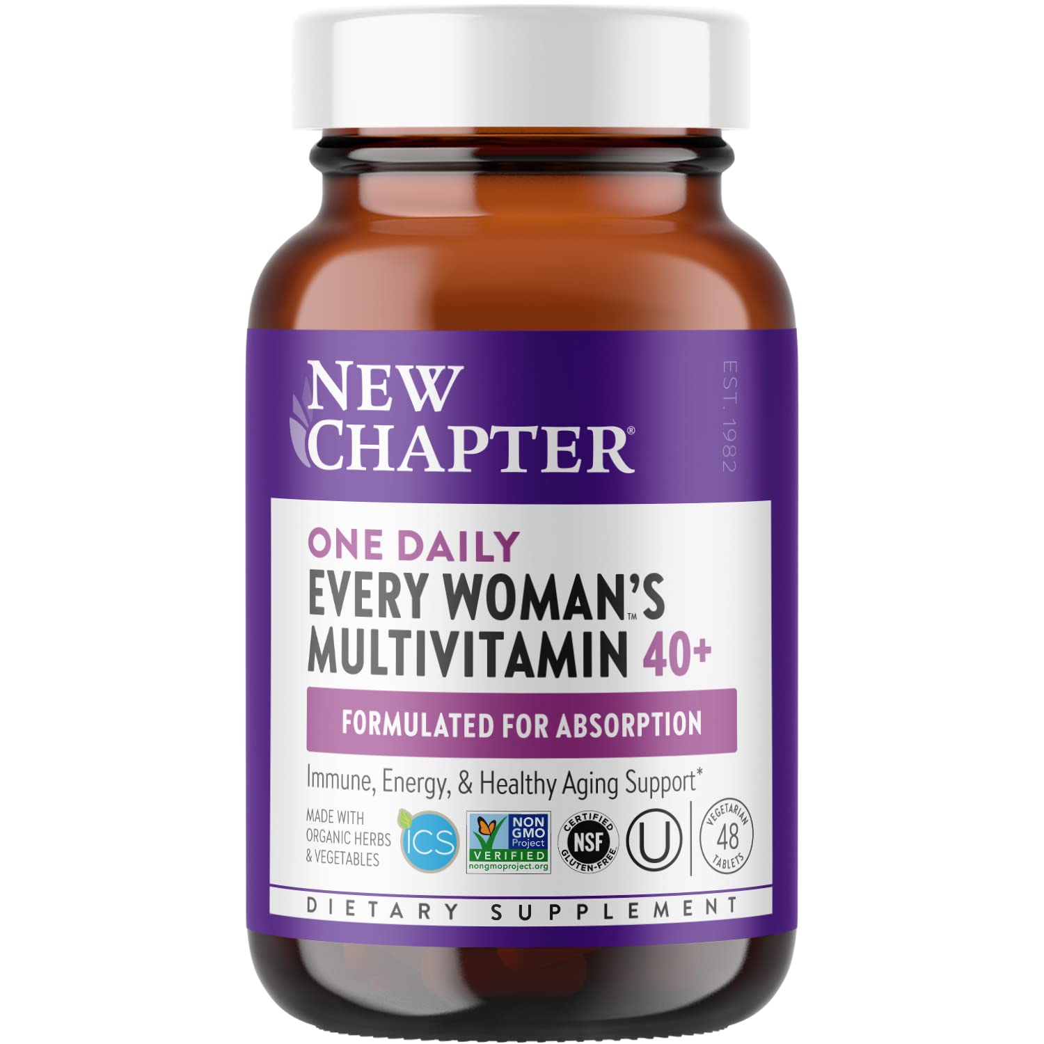 New Chapter Women's Multivitamin 40+ – Every Woman's One Daily, 48 Tablets - görsel 1