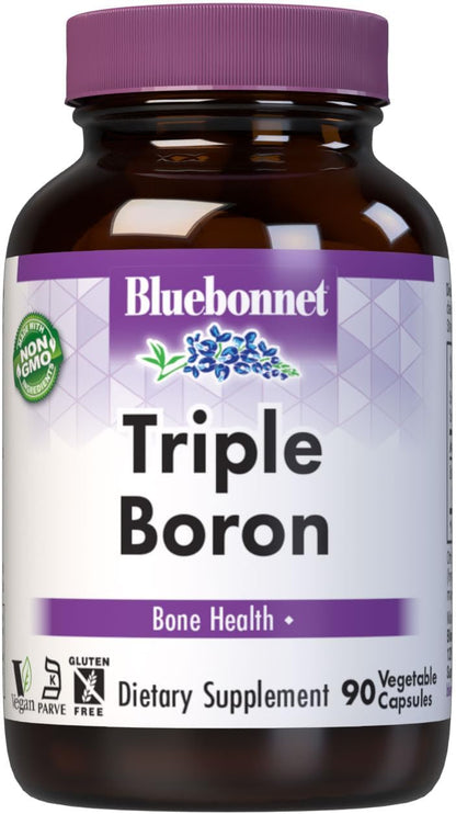 Bluebonnet Triple Boron 3 mg – Trace Mineral for Bone Support