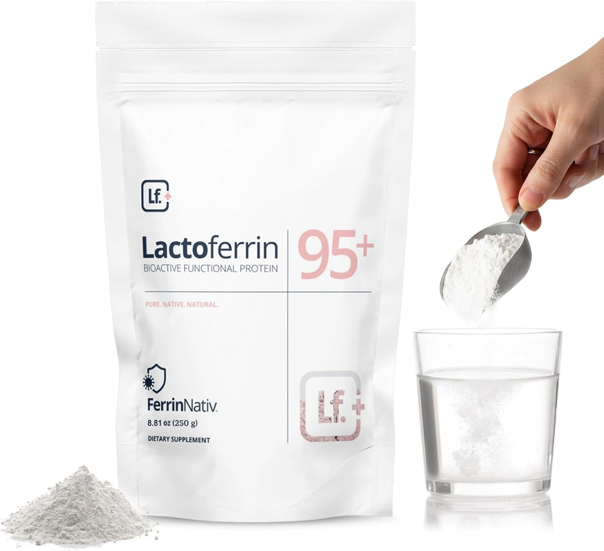 Bovine Lactoferrin Powder – 95%+ Pure, Grass-Fed Australian, 250g - görsel 1