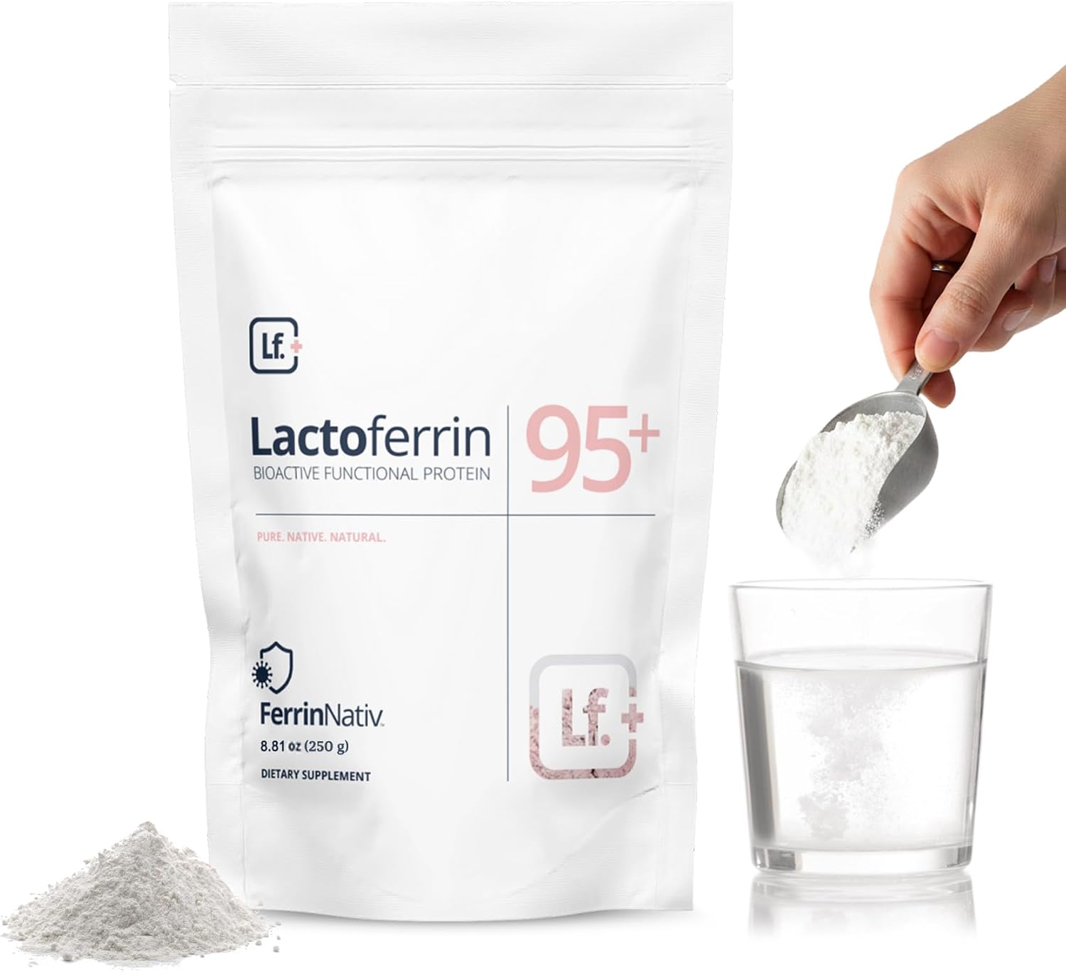 Bovine Lactoferrin Powder – 95%+ Pure, Grass-Fed Australian, 250g - görsel 1
