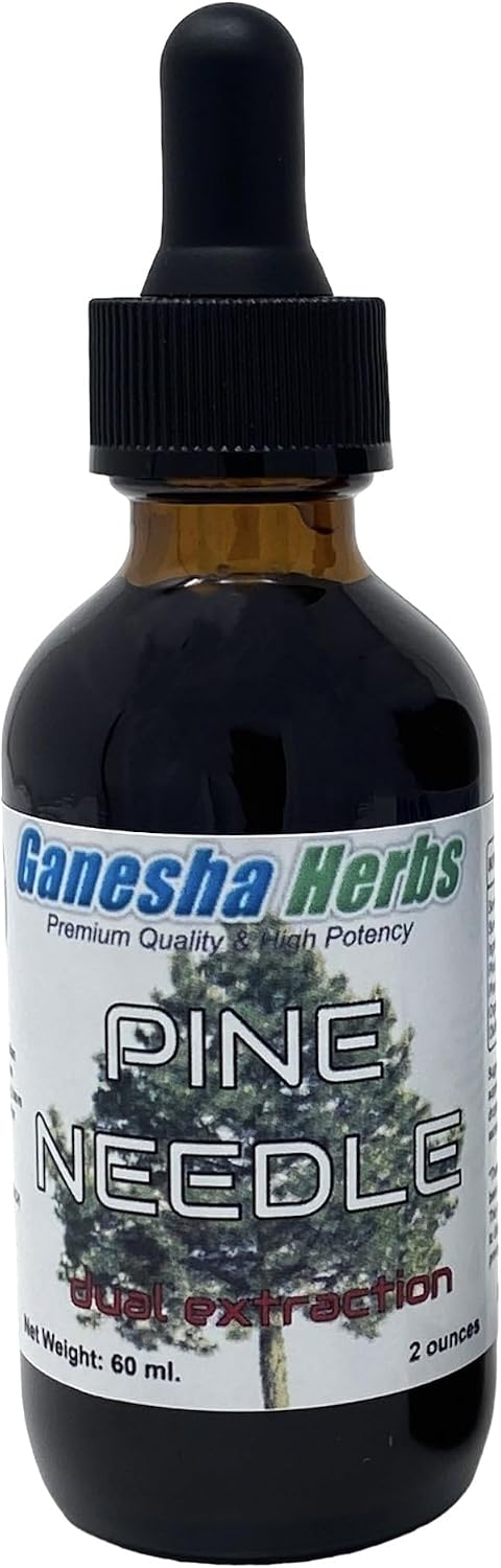 Ganesha Herbs Pine Needle Liquid Tincture – Dual Extract, 2 fl oz - görsel 1