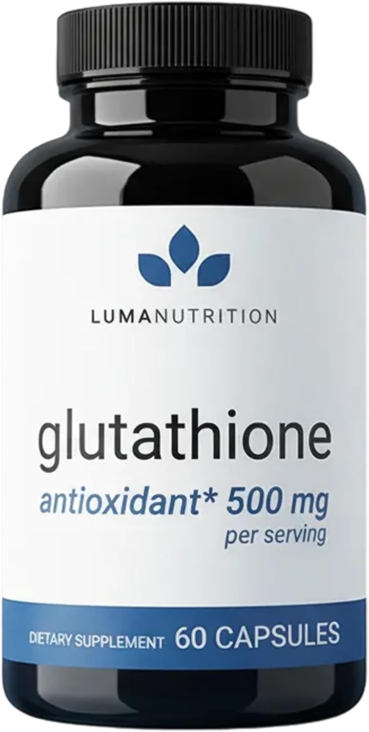 Luma Nutrition Premium Glutathione Supplement – 500mg – 60 Capsules - görsel 1