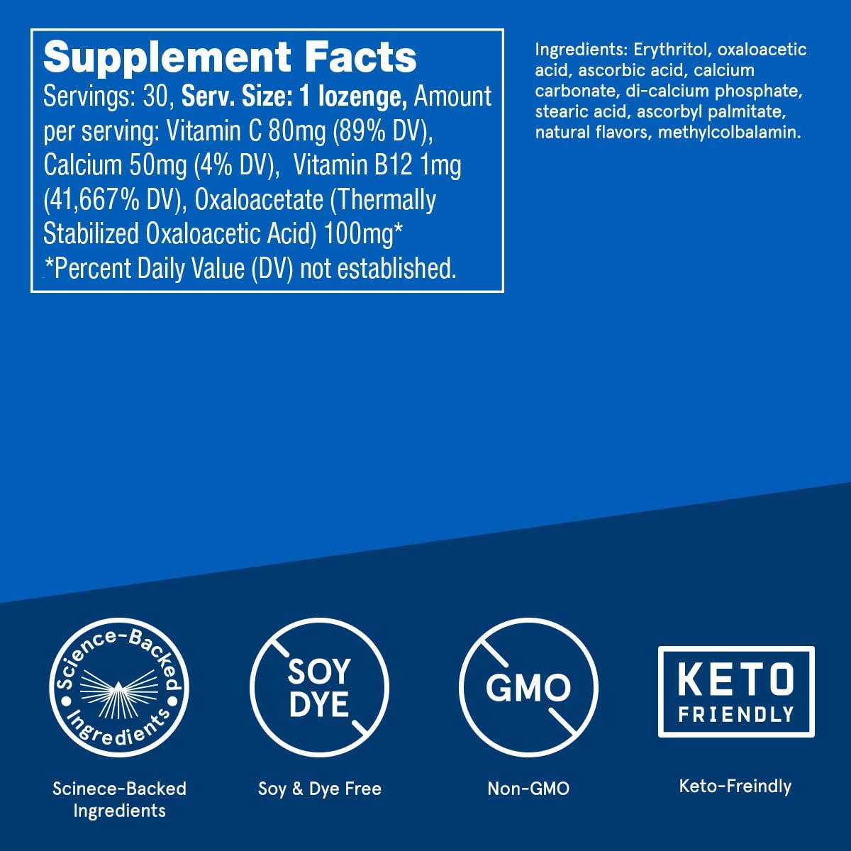 Bulletproof Cool Spearmint Methyl B-12 Lozenges, 60 Lozenges - görsel 3