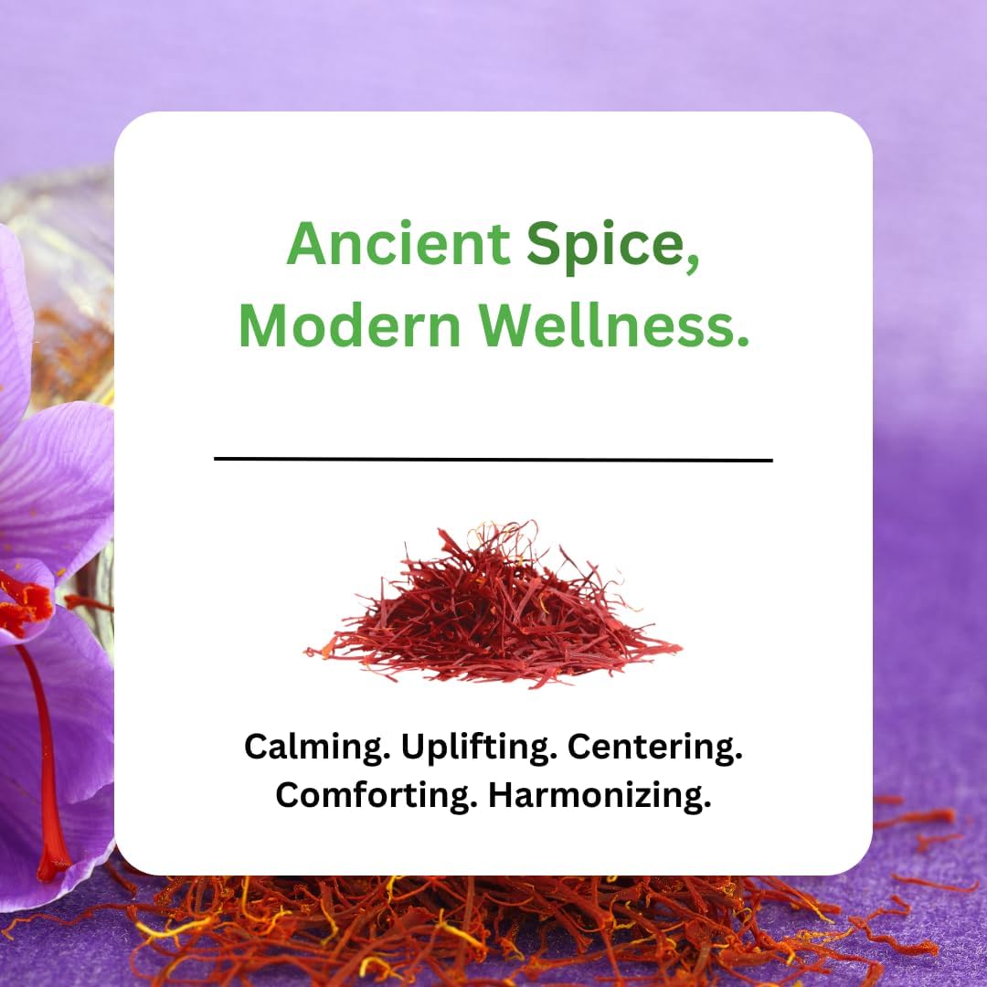 Paradise Herbs Saffr-Tone: Active Whole Spectrum Saffron Extract - Super Potent - Vegan & Non-GMO - 60 Veg Caps - görsel 4
